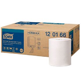 купить Бумага протирочная Tork Universal 120166 M2 однослойная, 6 рулонов