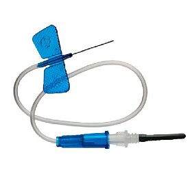 купить Игла-бабочка с луэр-адаптером катетер 19 см 22Gх3/4'' (0,7х20 мм) 100 шт