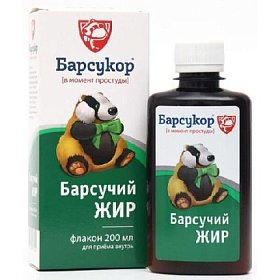 купить Барсукор барсучий жир 200мл