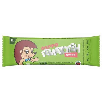 купить Феррогематоген паст. жев. дет. 50г