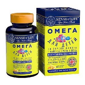 купить БАД к пище Sense of Life Омега для детей №60