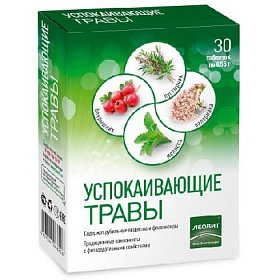 купить Леовит Успокаивающие травы таб. №30