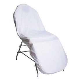 купить Чехол на кушетку ПВХ многоразовый на резинке белый 90х210 см