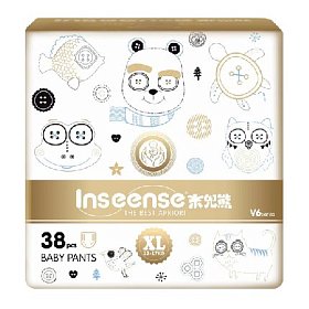 купить Трусики-подгузники супертонкие XL (12-17кг)  Inseense V6 38 шт
