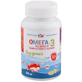 купить Salmonica Омега-3 из дик камч лосося д/дет с 3 лет капс 300мг бан №250
