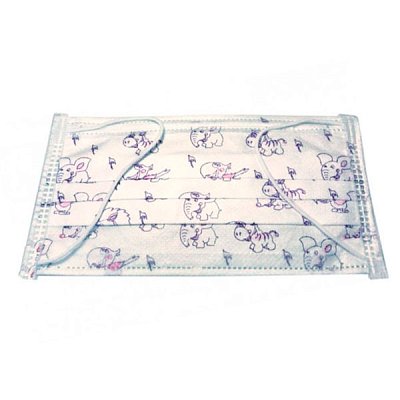 купить Маска на резинке Гекса трехслойная 100 шт