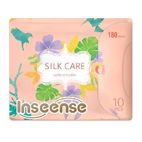 купить Прокладки гигиенические ежедневные с крылышками Inseense Silk Care 180 мм 10 шт