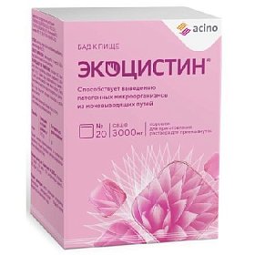 купить Экоцистин пор. д/приг. р-ра д/пр.вн. 3г саше-пак. №20