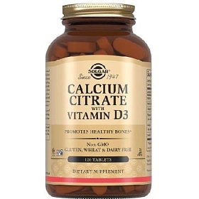 купить Солгар Цитрат кальция с витамином D3 таб. №120