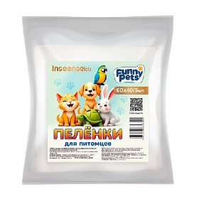 купить Пеленки для питомцев Inseense 60х40 см 5 шт