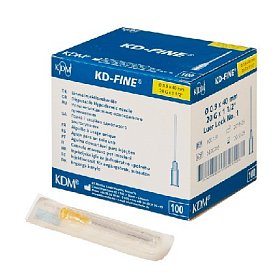 купить Игла одноразовая инъекционная KD-Fine стерильная 20G (0.9х40 мм) 100 шт
