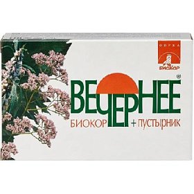 купить Вечернее + пустырник Биокор драже №120 (БАД)