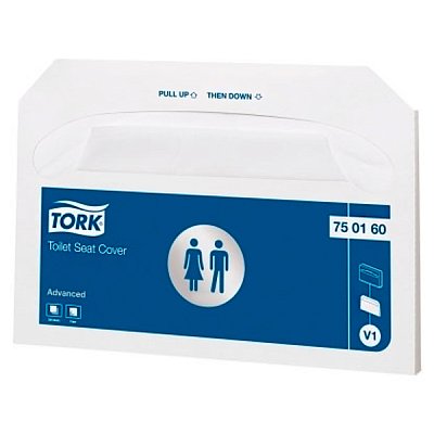 купить Защитные покрытия на унитаз Tork Advanced Vip Seats 750160 V1, 250 шт