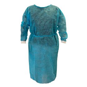 купить Халат медицинский Спанбонд на манжете IMS стерильный 25 г/м2 голубой L 130х150 см