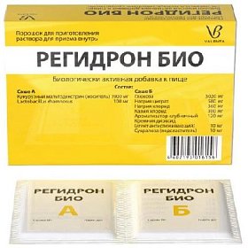 купить Регидрон Био пор. д/приг. р-ра д/приема внутрь саше (А+Б) 6,4г №5