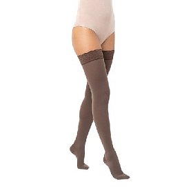 купить Чулки ИНТЕКС бандаж с ажурной силиконовой резинкой капучино 2 рост 2 класс компрессии