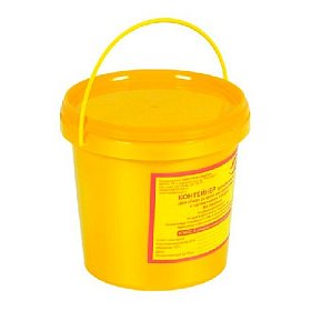 купить Контейнер одноразовый для сбора органических отходов класса Б МК-02 МедКом 1 л