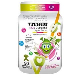 купить Витрум Кидс Мармеладки со вкусом яблока №60