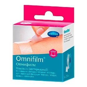 купить Пластырь Omnifilm нестерильный водостойкая фиксация 5 м х 2,5 см №1