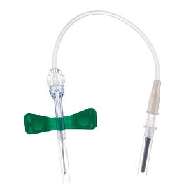 купить Игла-бабочка с луэр-адаптером SAFETY 21Gх3/4" 10 см, зеленая, 0,8х19 мм 90 шт