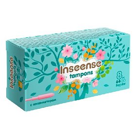 купить Тампоны с аппликатором Regular Inseense 2 капли 8 шт