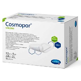 купить Повязка впитывающая из силикона Cosmopor silicone 7,2 х 5 см 10 шт