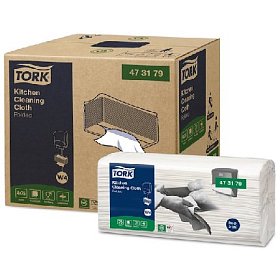 купить Нетканый материал Tork 473179 для кухни однослойный 4 шт