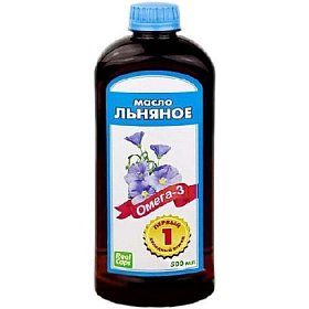 купить Льняное масло первый хол. отжим фл. 500мл.